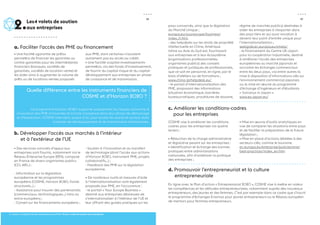 16 
c.Les «défis sociétaux» 
Cette priorité consiste à mettre en oeuvre une approche axée sur les défis à relever 
en mobilisant des ressources et des connaissances qui intègrent plusieurs domaines, 
technologies et disciplines scientifiques. Elle englobe toute la chaîne de l’innovation 
jusqu’aux dernières étapes avant la mise sur le marché, mais excluant celle-ci. 
Les grands enjeux de cette priorité sont regroupés en 7 thématiques : 
• la santé, l’évolution démographique et 
le bien-être : y compris les maladies des 
jeunes et des personnes âgées, comme les 
maladies neurodégénératives, musculo-squelettiques 
et les maladies chroniques, 
les objectifs de développement du 
millénaire, le vieillissement et le bien-être, 
la médecine personnalisée. 
Budget 2014- 2020 : 7,5 milliards d’euros 
Pour qui ? 
Entreprises dont PME ; groupes de 
recherche relevant d’universités ou 
d’instituts de recherche ; organisations et 
chercheurs de pays tiers (non membres UE, 
non-associés à Horizon 2020) ; autorités 
publiques ou gouvernementales (locales, 
régionales, nationales) ; organisations 
internationales ou de la société civile 
(dont organisations de patients). 
Pourquoi ? 
Améliorer la santé et le bien-être de 
tous tout au long de la vie. Les activités 
soutenues contribueront à : transformer 
les résultats scientifiques en traitements 
médicaux au bénéfice des citoyens 
européens ; améliorer la compétitivité des 
industries pharmaceutiques et médicales ; 
proposer des outils et des méthodologies 
pour optimiser les performances des 
systèmes de santé ; 
apporter des solutions permettant 
d’accompagner le vieillissement de la 
population. 
Quel financement ? 
- Actions de recherche et d’innovation 
- Actions d’innovation 
- Actions de coordination et de soutien ; 
- Instrument PME 
- Voie express pour l’innovation (Fast track 
to innovation) 
- Cofinancement ERA-NET 
- Actions de cofinancement d’un marché 
public avant commercialisation (PCP) 
- Actions de cofinancement d’un marché 
public de solutions innovantes (PPI) 
- Instruments financiers 
Pour plus de détails sur les différents types 
d’actions et instruments financiers, 
reportez-vous p. 24 - 25 ; sur Instrument 
PME , reportez-vous p. 14. ; sur les 
instruments financiers, reportez-vous p. 12 
Comment ? 
Déclinaison en appels à projets. 
Portail du Participant : 
ec.europa.eu/research/participants/ 
portal/desktop/en/opportunities/h2020 
Plus d’infos : 
ec.europa.eu/programmes/horizon2020/ 
en/h2020-section/health-demographic-change- 
and-wellbeing 
I. Horizon 2020 : Recherche & Innovation // 2. Les 3 priorités de financement // c.Les «défis sociétaux» 
 