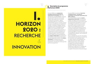 4 
I. 
Horizon 
2020 : 
Recherche 
& 
Innovation 
 