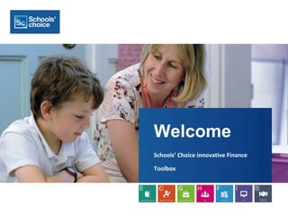 Welcome
Schools’ Choice innovative Finance
Toolbox
 