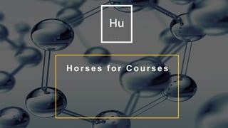 3
H o r s e s f o r C o u r s e s
 