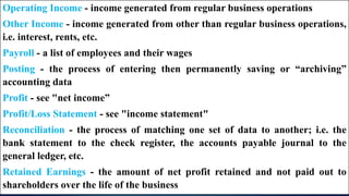Operating Income Accounting Basics of Accounting | PPTX