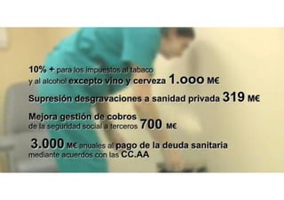 Financiación sanidad