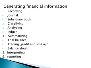 Financial-20Accounting semester second bca | PPTX