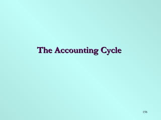 The Accounting Cycle 