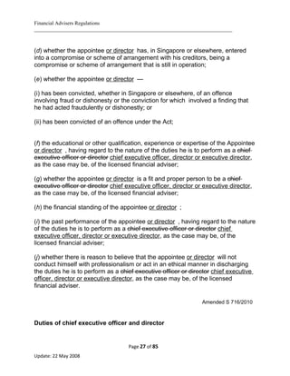 Financial Advisers Regulations 2010 20101126 (Current)