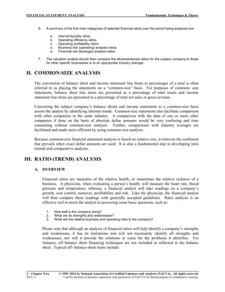 Financial analyis | PDF