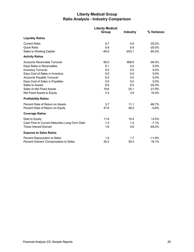 Financial analysis-report-template | PDF | Business Accounting ...