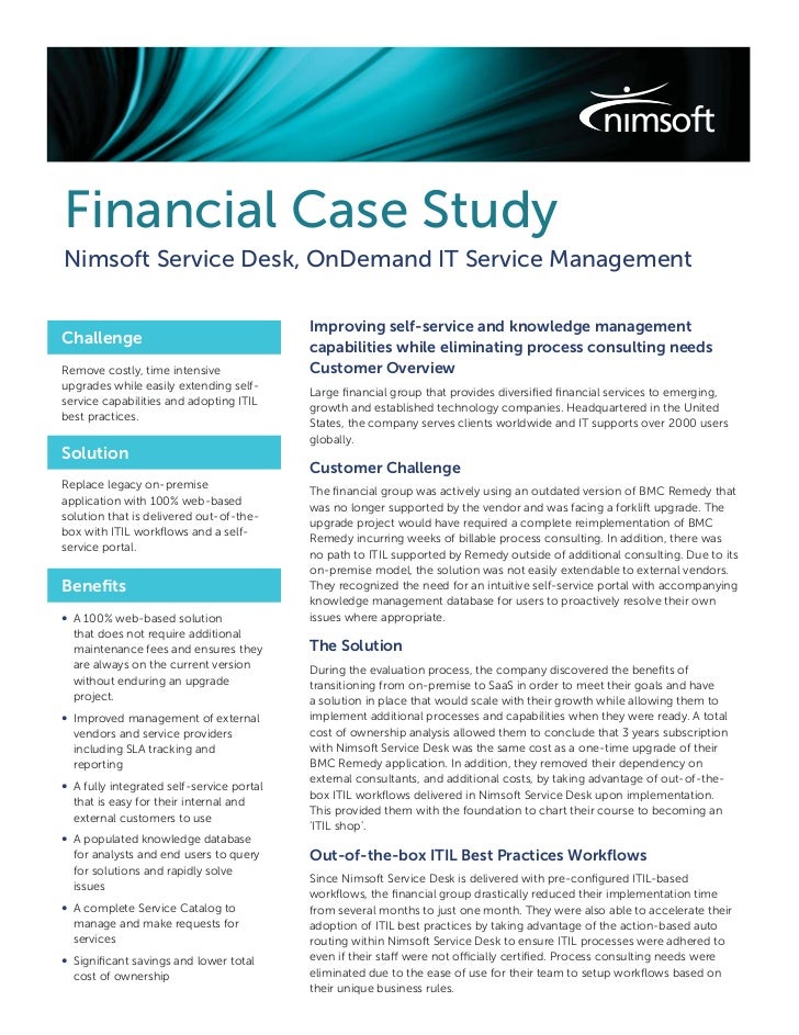 case study on financial statements