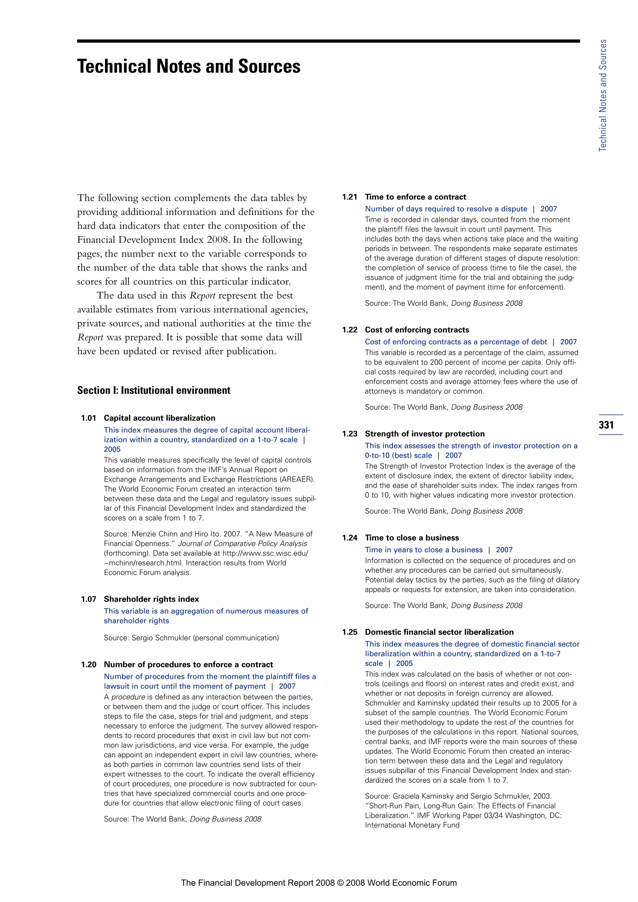 Financial Development Report 2008