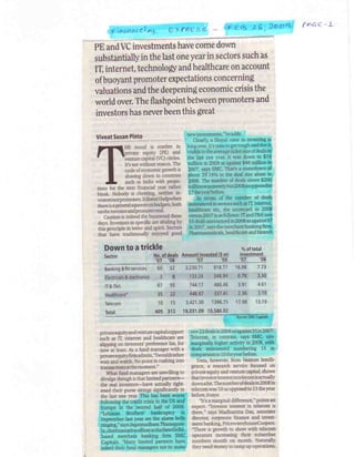 Financial Express Feb 16, 2009 Waiting For The Climate To Ease