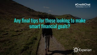 Talk about your goals with your accountability partners. 
They will help you stay motivated and on track. 
#CreditChat 
Tw...