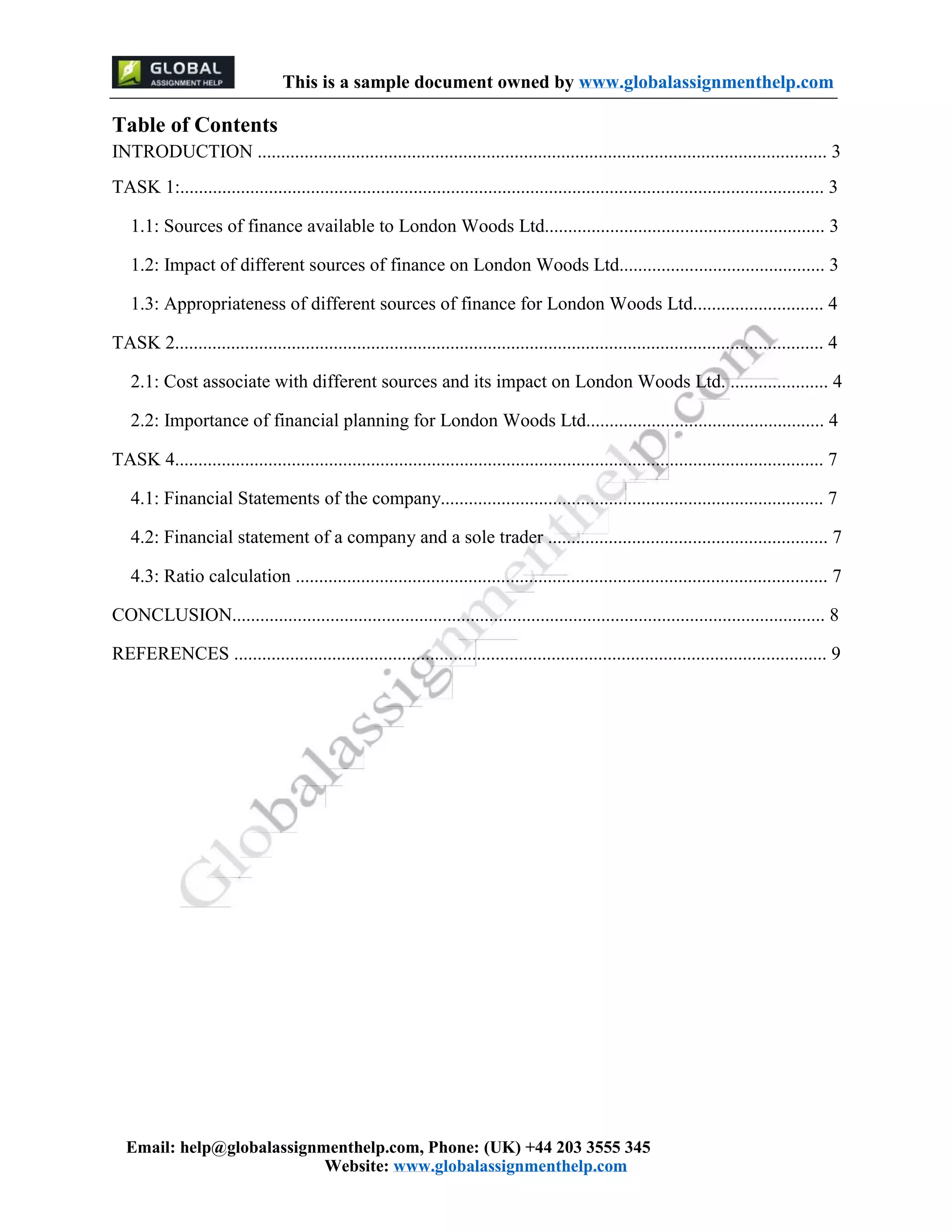 Financial Management Assignment Sample | PDF