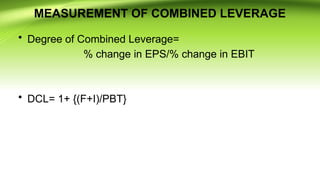 FINANCIAL-MANAGEMENT-Types of Financial leverage | PPTX