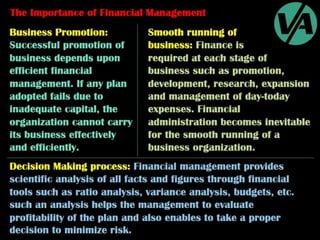 Importance of Financial Management