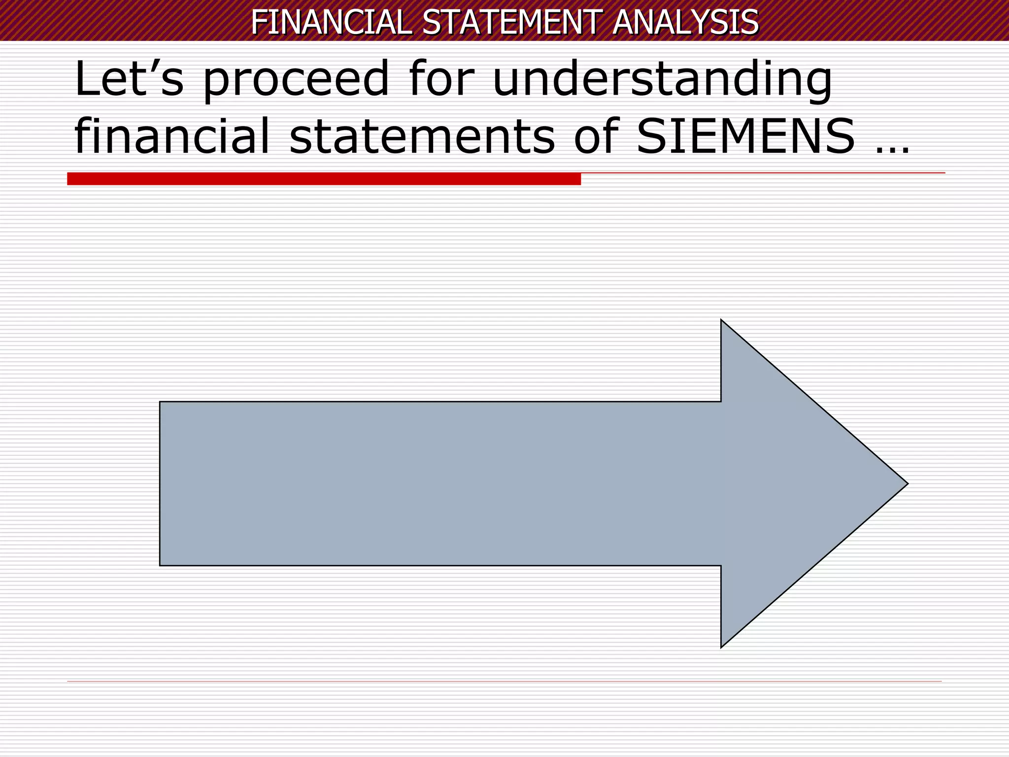 Let’s proceed for understanding financial statements of SIEMENS … 