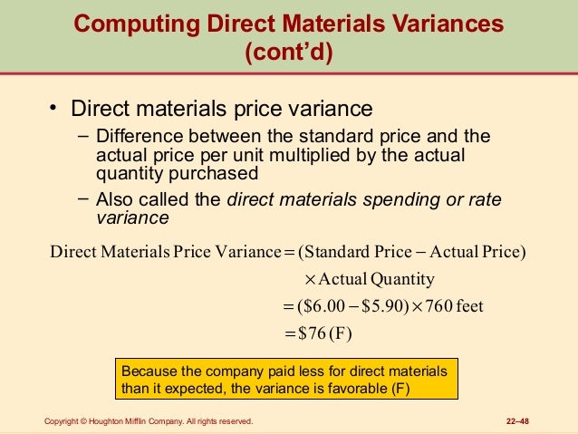 standard costing and variance analysis in management accounting pdf