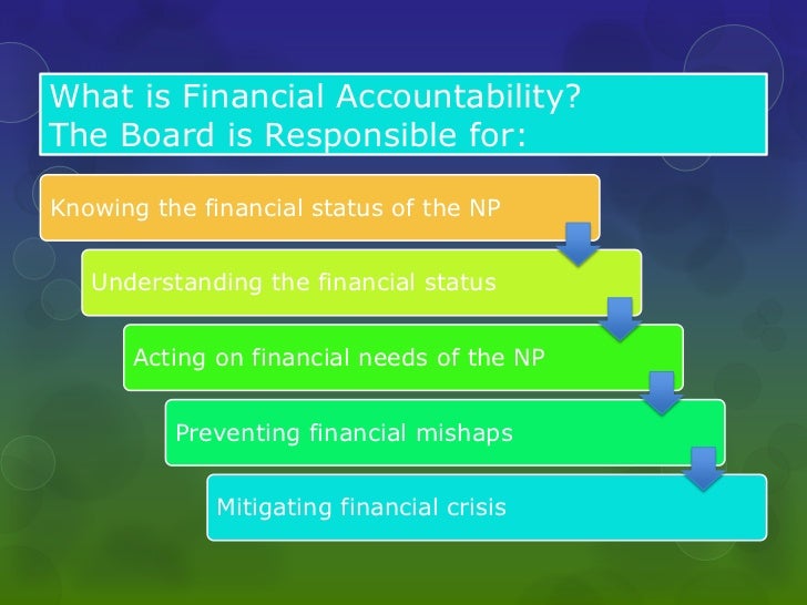 Financial Accountability For Nonprofits 2012