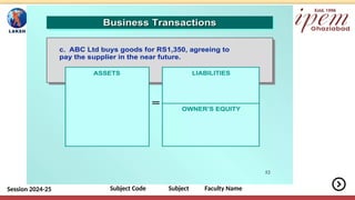 Bookkeeping Journal.pdf Financial Accounting-1.pptx Bcom hons latest | PPTX