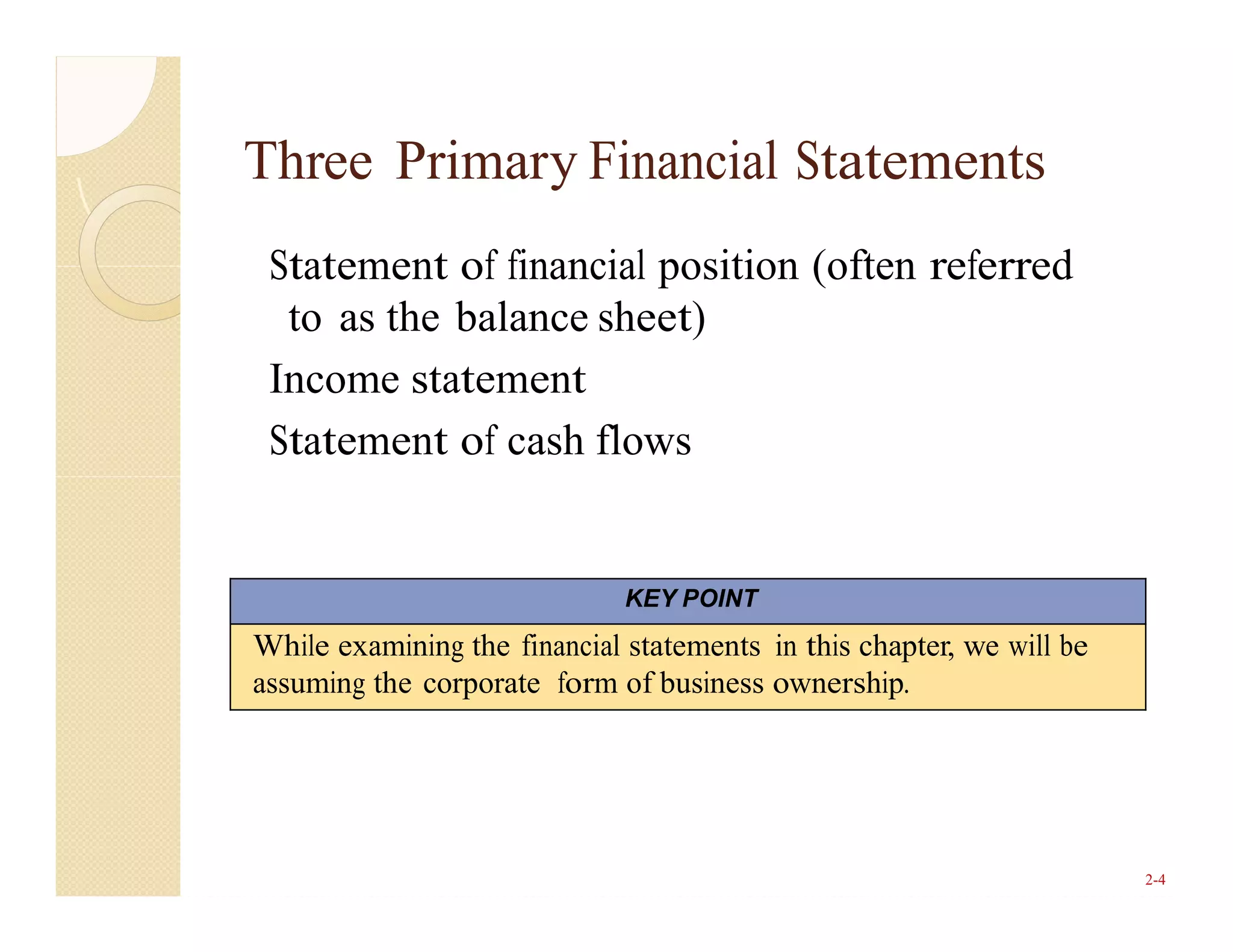 financial statements