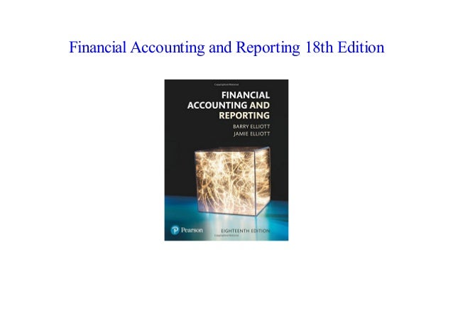 ePub Financial Accounting and Reporting 18th Edition by Mr Barry