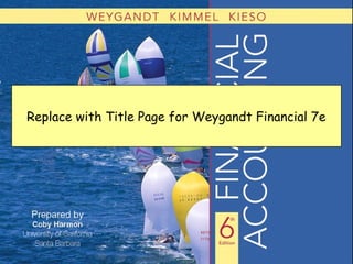 Slide
5-1
Replace with Title Page for Weygandt Financial 7e
 