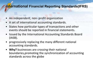 IFRS vs Indian GAAP vs US GAAP | PPTX