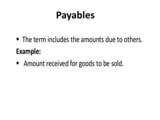 Accounting terminology - financial accounting | PPTX