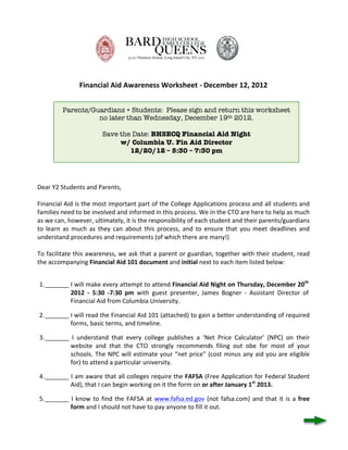Financial aid 2012 2013 bhsecq | PDF