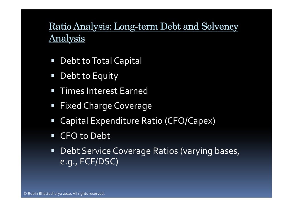 Financial Analysis Series Financial Analysis
