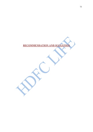 73




RECOMMENDATION AND SUGGSTION
 