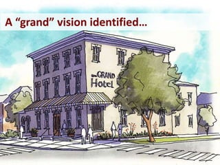 A “grand” vision identified…
 