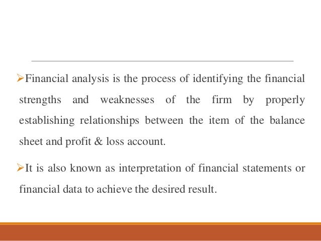 Financial Analysis and Types of Financial Analysis