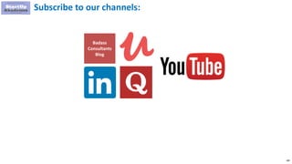 180
Badass
Consultants
Blog
Subscribe to our channels:
 