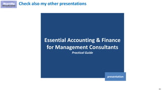 184
Essential Accounting & Finance
for Management Consultants
Practical Guide
presentation
Check also my other presentations
 