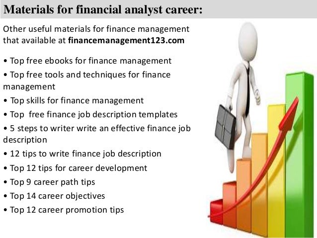 Financial Analyst Job Description