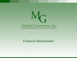 Financial Benchmarks 