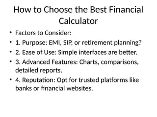 Best Financial Calculators: The Ultimate Guide to Smart Financial ...