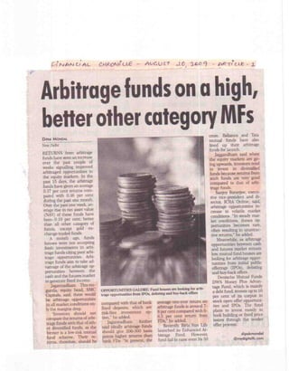 Financial Chronicle August 10, 2009   Article 1