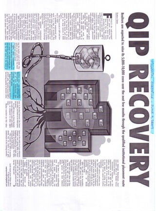 Financial Chronicle June 4 2009_QIP Recovery