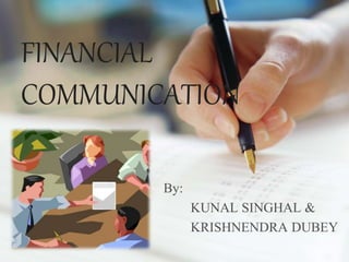 Financial communication | PPTX