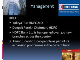 Financial comparision between hdfc & icici | PPT