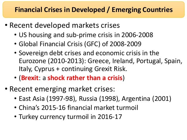 Consequences Of Financial Crises