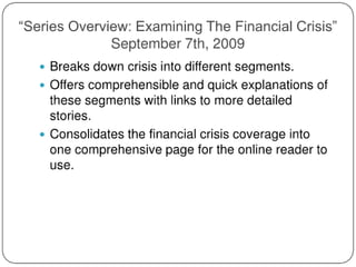 Financial crisis final