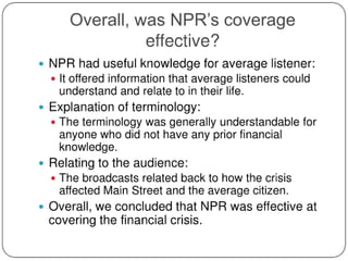 Financial crisis final
