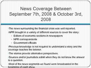 Financial crisis final