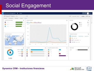 Dynamics CRM – Instituciones financieras
Social Engagement
 