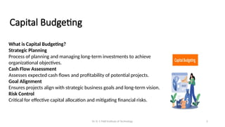 Comprehensive Guide to Capital Budgeting and Financial Decision-Making ...