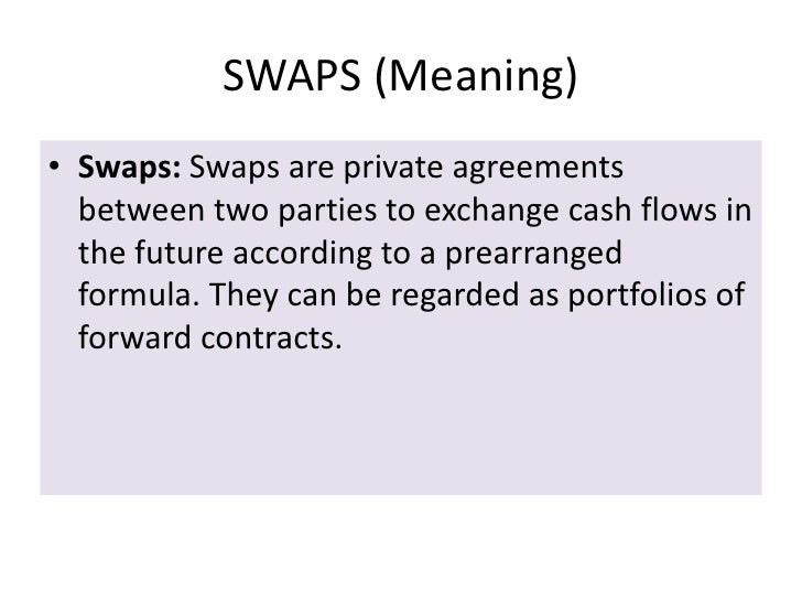 Swap Definition Finance Francais / Financial Derivatives Ppt - He swapped his wrist watch for the radio.