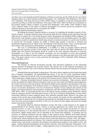 Financial development and economic growth in nigeria | PDF
