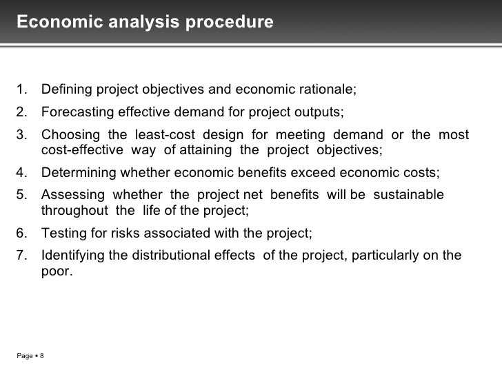 Financial & Economic Evaluation of projects